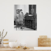 Poster 1920s Fashion Cloche Hat (Cuisine)