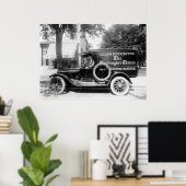 Poster 1920s Panel Truck (Bureau à domicile)