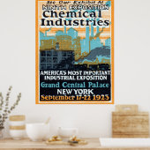 Poster 1923 Exposition de l'industrie chimique (Cuisine)