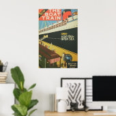 Poster 1925 Boston & Maine RR Le Train de la Fierté - Vin (Bureau à domicile)