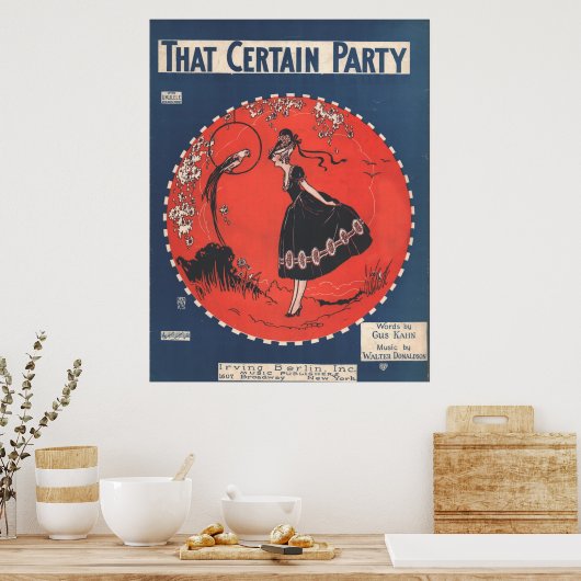 POSTER 1925 CE PARTI (Cuisine)