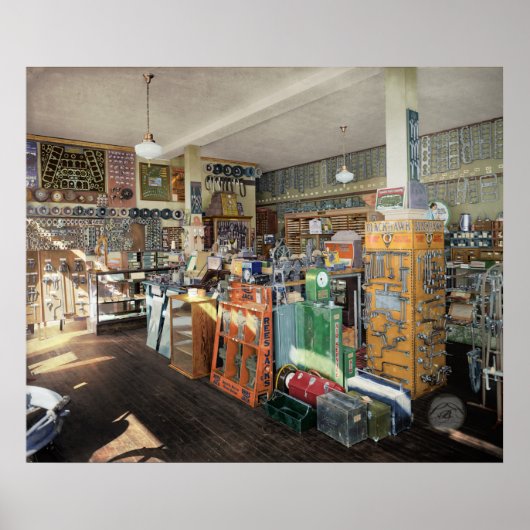 Poster 1926 Standard Automotive Supply Company - Colorize (Devant)