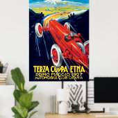 Poster 1927 ITALIE Coppa Etna (Bureau à domicile)