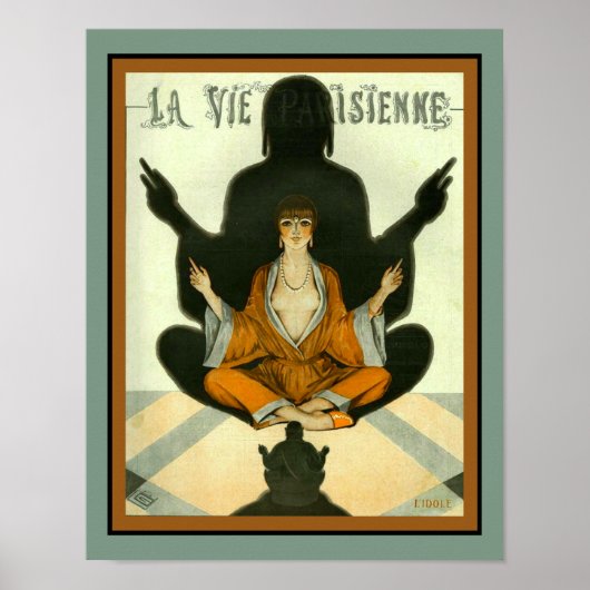 Poster 1927 La Vie Parisienne Bouddha Couverture (Devant)