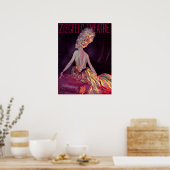 Poster 1927 Ziegfeld Theatre programme de couverture arti (Cuisine)