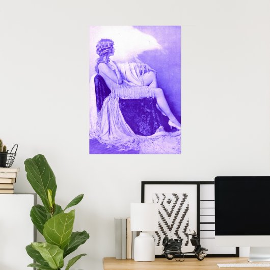 Poster 1928 fille de Ziegfeld (Bureau à domicile)