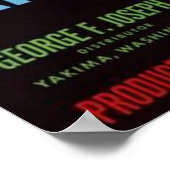 Poster 1930 Ne vous inquiétez pas étiquette de caisse de (Coin)