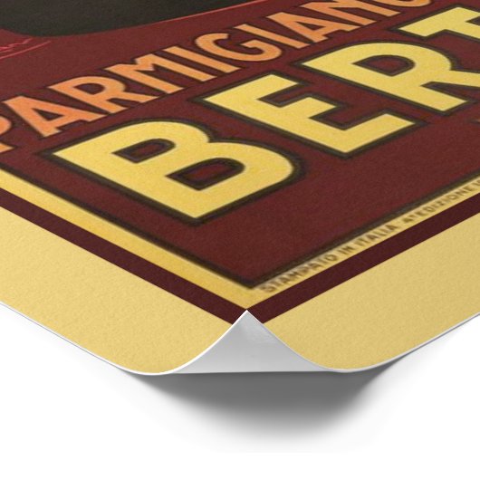 Poster 1930s Bertozzi Cheese Advertisement (Coin)