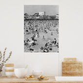 POSTER 1932-CONEY ISLAND-BOARDWALK (Cuisine)