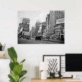 POSTER 1932 TIMES CARRÉ-NEW YORK (Bureau à domicile)