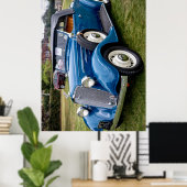 Poster 1934, Chevrolet Roadster voiture classique (Bureau à domicile)