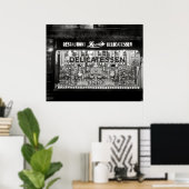 POSTER 1934 POST INTERDICTION SANDWICH BOUTIQUE FENÊTRE (Bureau à domicile)