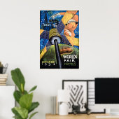 Poster 1934 World's Fair - Chicago Century of Progress (Bureau à domicile)