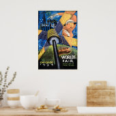 Poster 1934 World's Fair - Chicago Century of Progress (Cuisine)