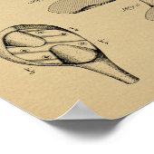 Poster 1935 Driver Golf Club Brevet d'art Imprimer (Coin)