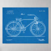 Poster 1937 Bicycle Headlamp Design Brevet Art Imprimer (Devant)
