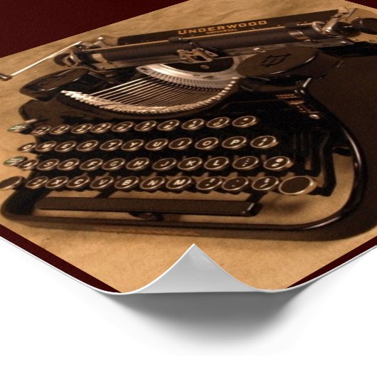 Poster - 1937 Underwood Typewriter (Hoek)