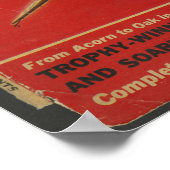 Poster 1938 Aviation Airplane Magazine Couverture Art Imp (Coin)