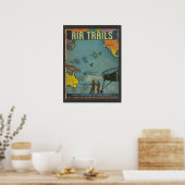 Poster 1938 Aviation Magazine Couverture d'avion (Cuisine)