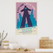 Poster 1938 remake de l'affiche de l'exposition photograp (Cuisine)