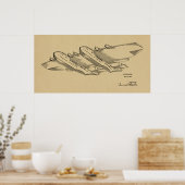 Poster 1939 Brevet d'Art d'avion Océan Imprimer (Cuisine)