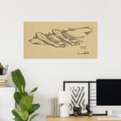 Poster 1939 Brevet d'Art d'avion Océan Imprimer (Bureau à domicile)