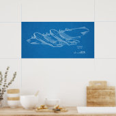 Poster 1939 Brevet d'Art d'avion Océan Imprimer (Cuisine)