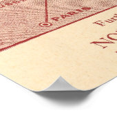 Poster 1939 Norvège Norwegian Travel Information Office N (Coin)