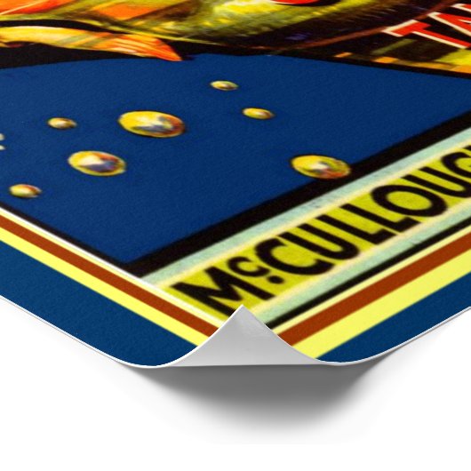 Poster 1940 "Deep Water" Fruit Crate Ad -12x16 (Coin)