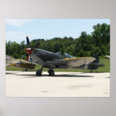 Poster 1943 Supermarine Spitfire Mk IXe. (Devant)
