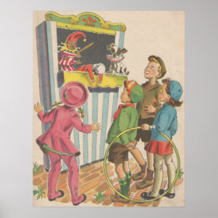 Poster 1944 Nursery Rhyme Image du livre