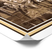 Poster 1947 "Soirée à Paris"Publicité parfumée (Coin)