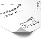 Poster 1948 Driver Golf Club Brevet d'art Imprimer (Coin)