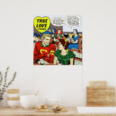 Poster 1948 Young Romance 4 Couverture par Jack Kirby (Cuisine)