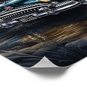 Poster 1950 Buick Roadmaster Lowrider Bomb Classic Car (Coin)