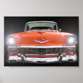 POSTER 1956 CHEVY "LIGHTS ON" (Devant)
