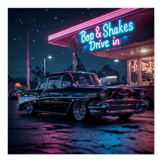 Poster 1957 Bel Air (Devant)