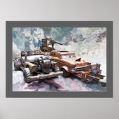 Poster 1957 Chevy Bel Air, classique, pochette de poste A (Devant)