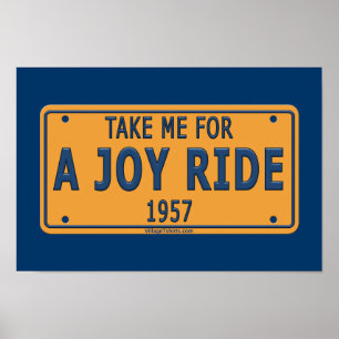 Poster 1957 Joy Ride Car