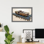 Poster 1959 Chevy Impala, voiture de tourisme, voiture cl (Bureau à domicile)