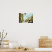 Poster 1960 Jacksonville, scène de rue FL (Cuisine)