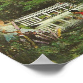 Poster 1960 Silver Springs, Floride ~ Bateaux en fond de  (Coin)