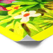 Poster 1960s colorful zebra (Coin)