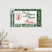 Poster 1961 Patrick Henry American Credo (Cuisine)