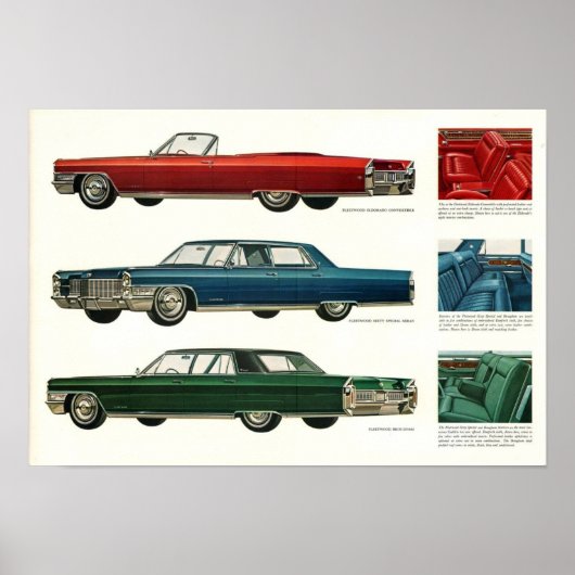 Poster 1965 Cadillac Prestige Advert (Devant)