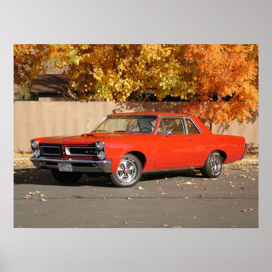 Poster 1965 Pontiac GTO (Devant)