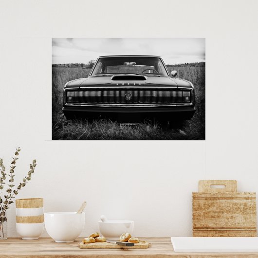 Poster 1966 Dodge Charger (Cuisine)