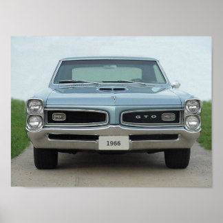POSTER 1966 PONTIAC GTO