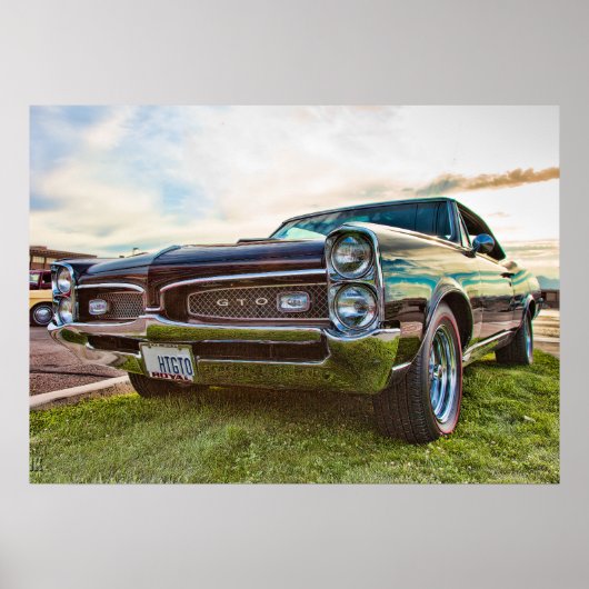 Poster 1967 Pontiac GTO (Devant)