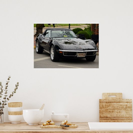 Poster 1969 C3 Corvette convertible (Cuisine)